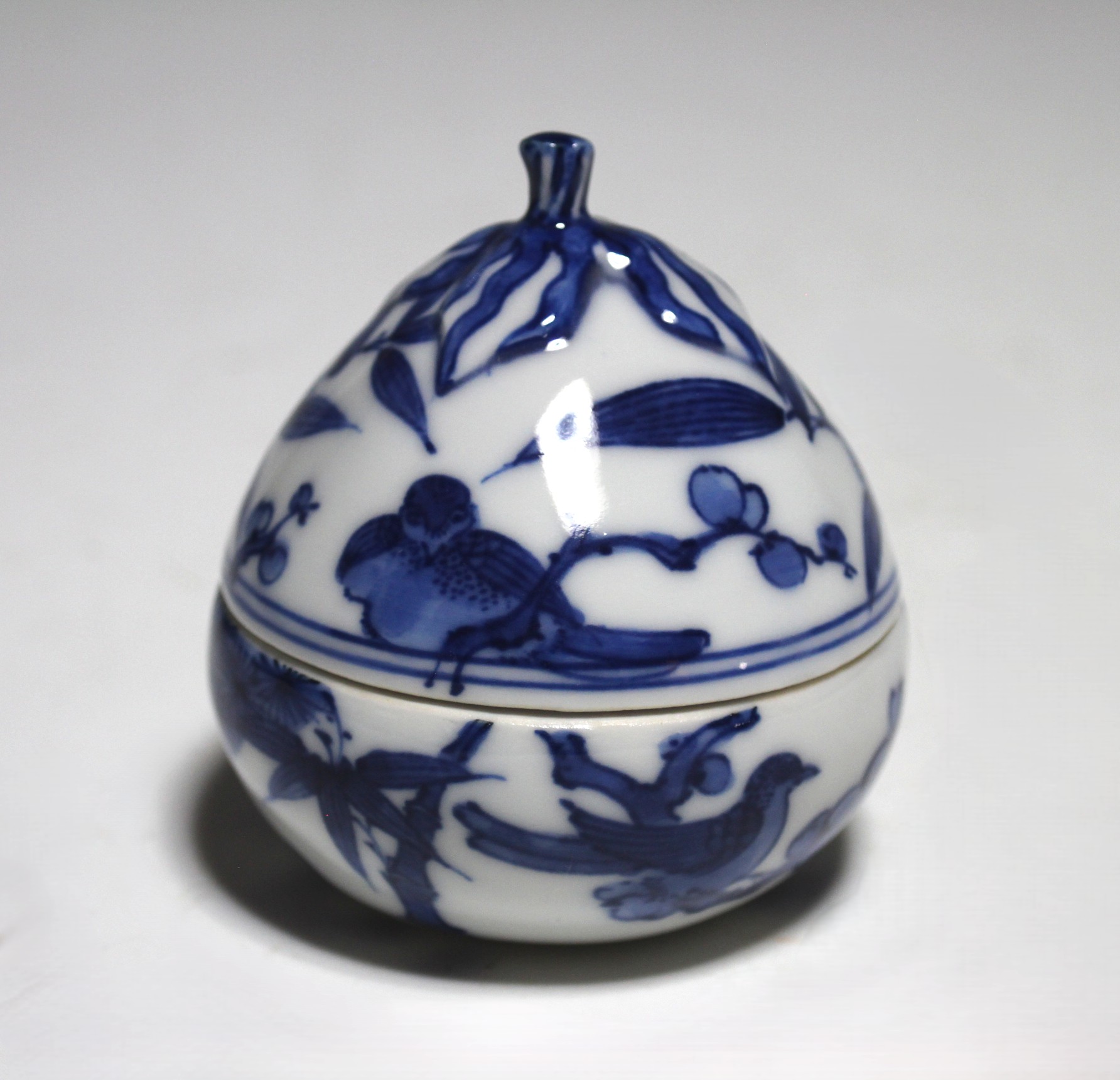 祥瑞茄子香合