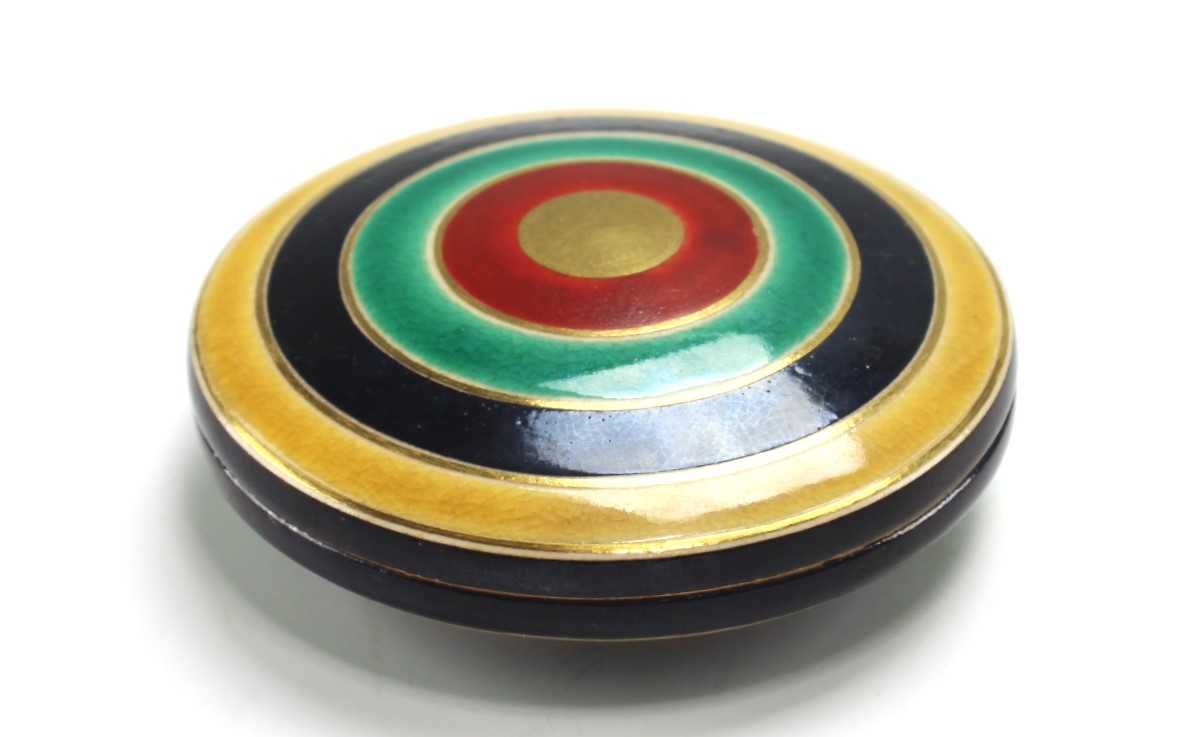 仁清写独楽香合