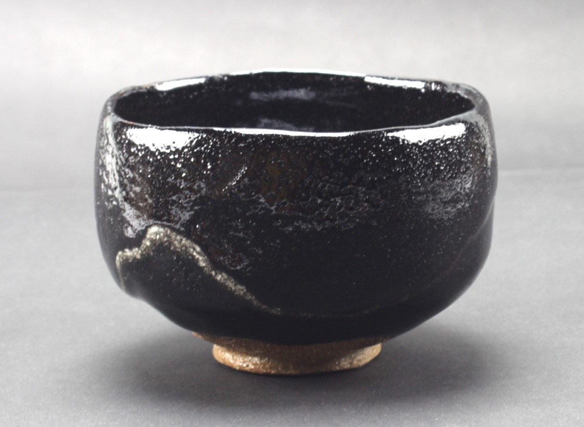 九代 大樋長左衛門 黒茶碗 the 9th ohi, chozaemon black bowl | 古
