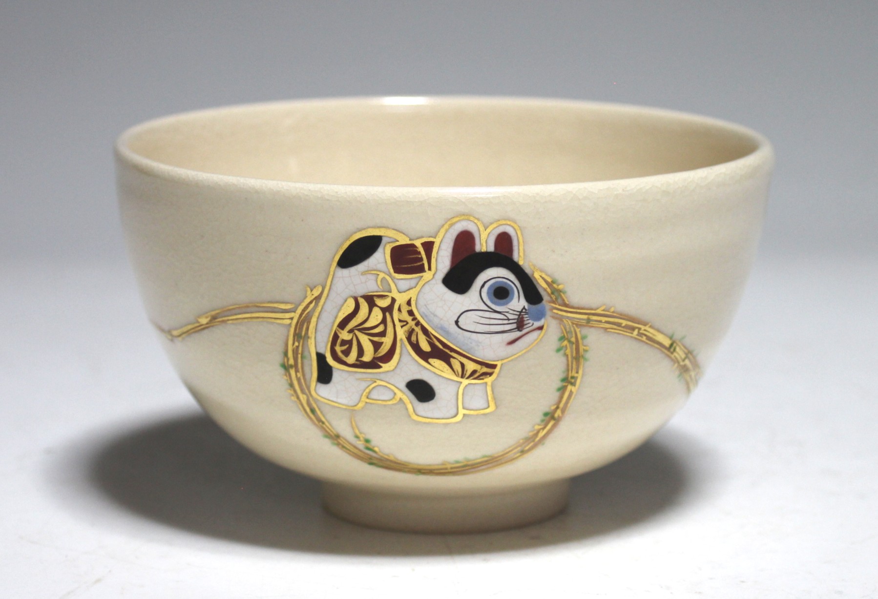 犬張子茶碗