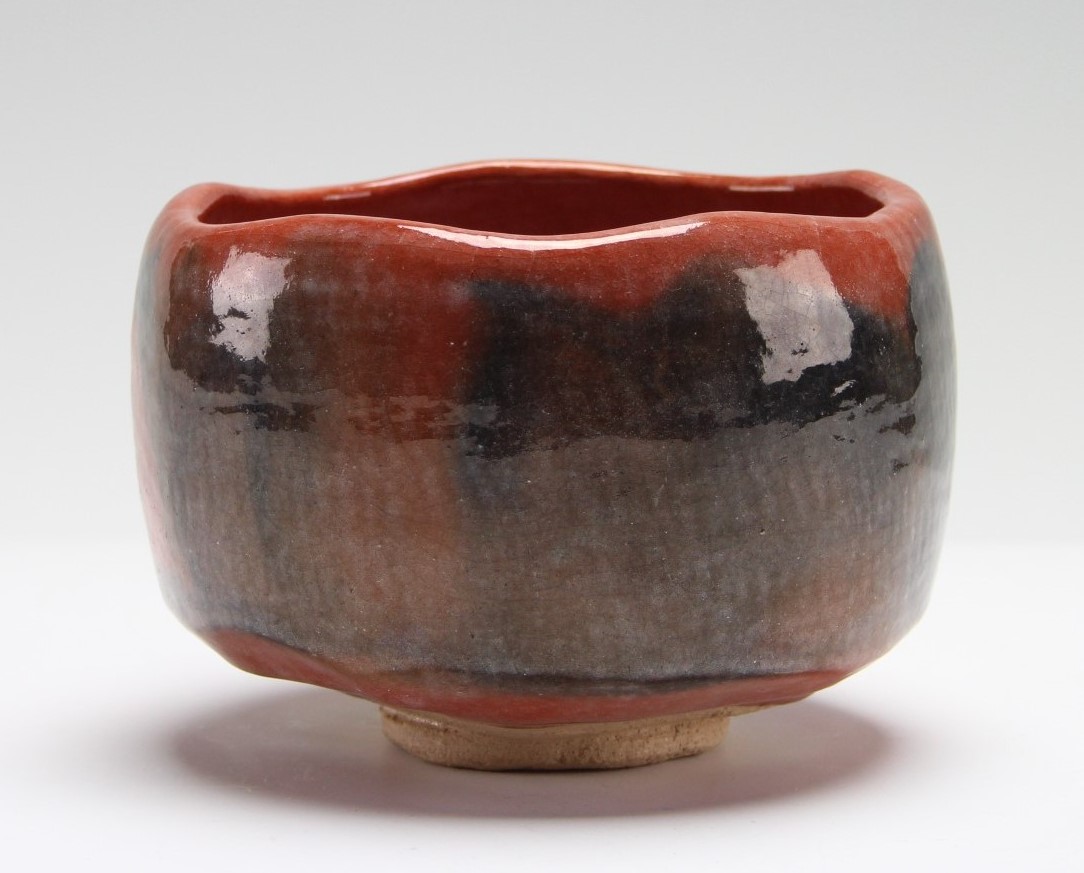 赤茶碗 銘「薫風」