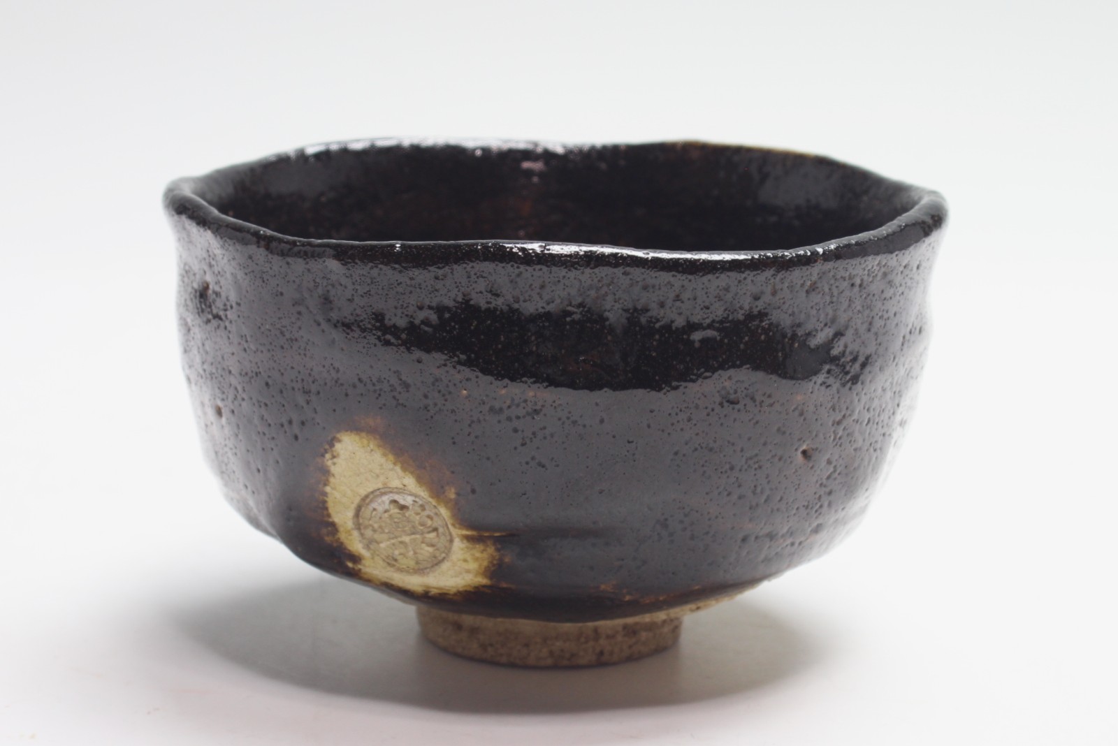 数印黒茶碗「征空」