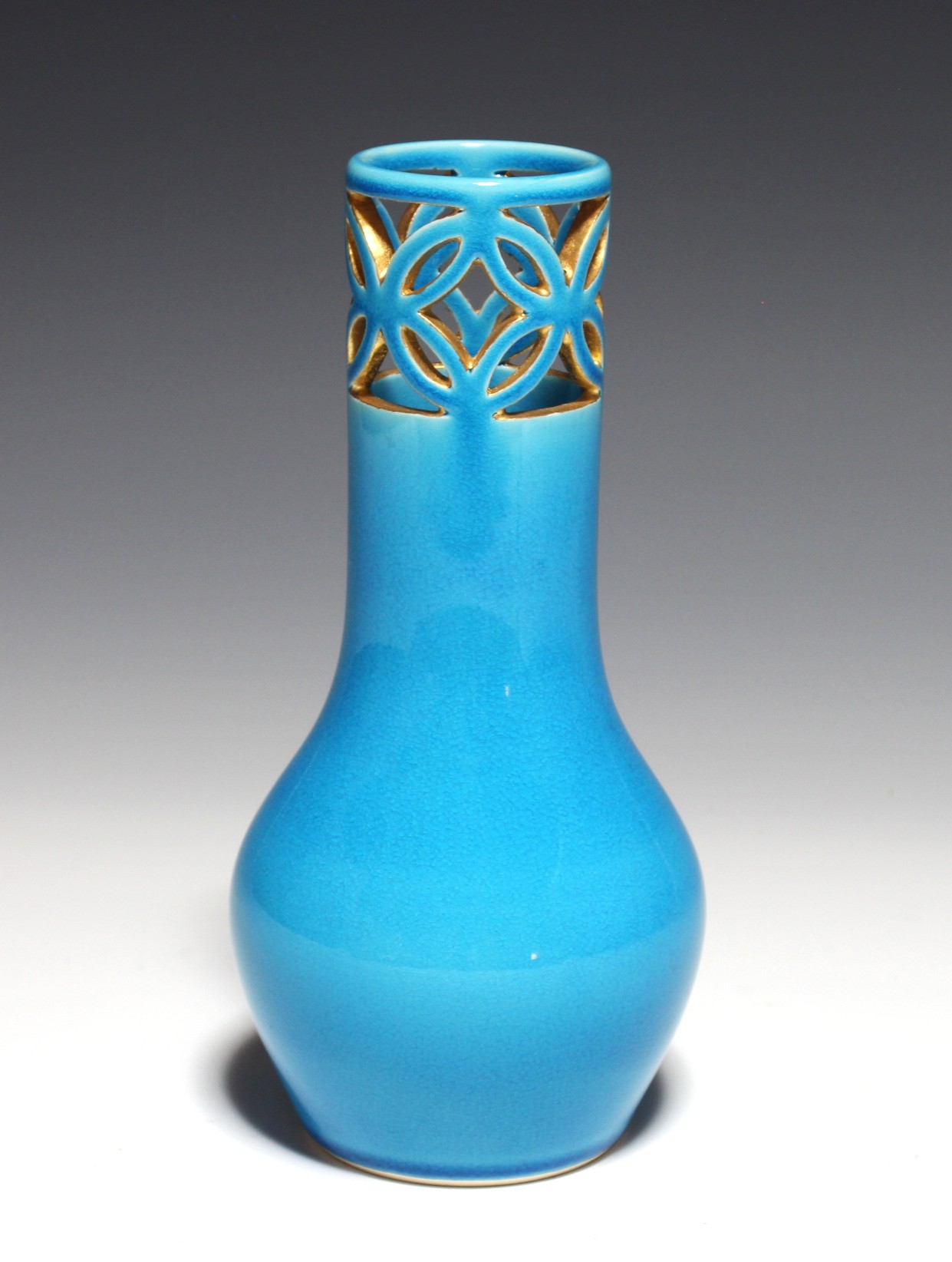 翠嵐窯 浅黄交趾杓立