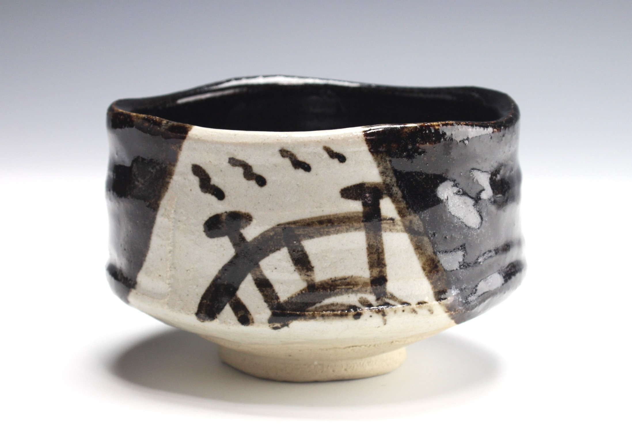 黒織部茶碗