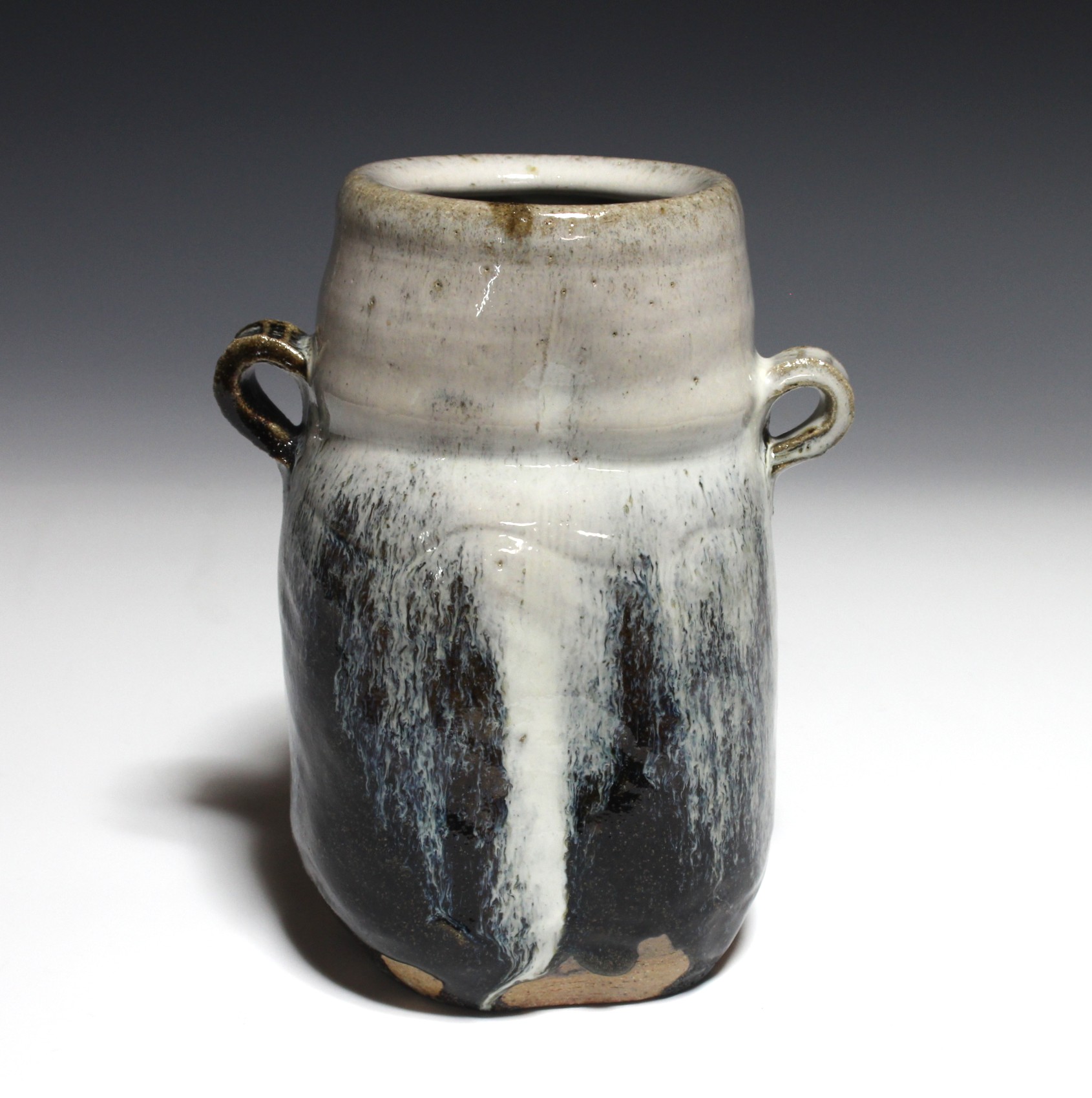 叩き朝鮮唐津耳付花生